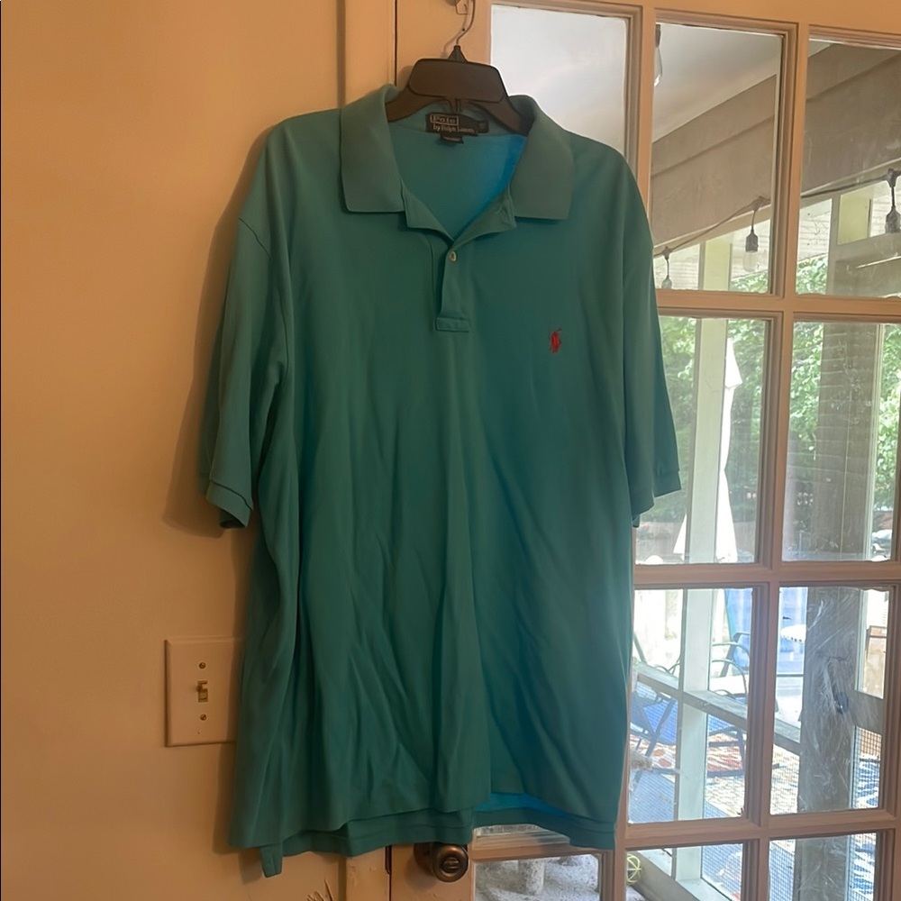 Polo by Ralph Lauren Blue Polo Shirt Classic Design